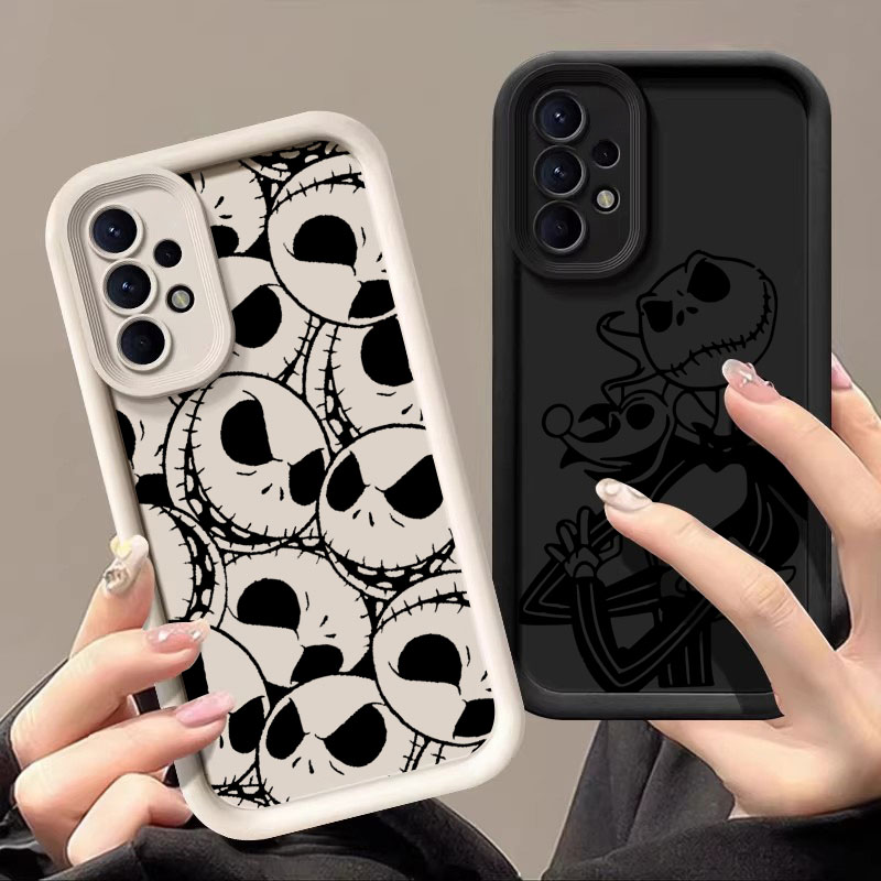 Samsung Galaxy A55 - Etui z grafiką Jack Sally Skellington